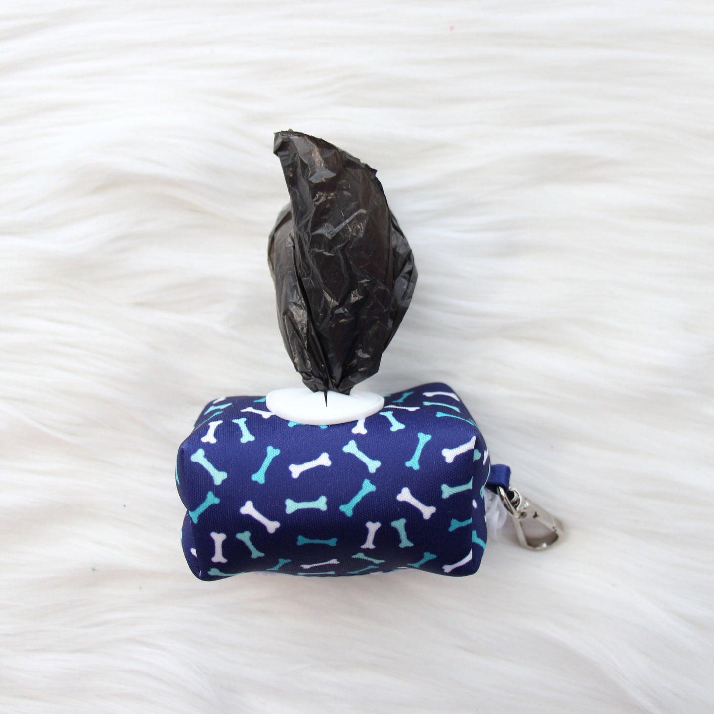 BLUE DOG BONES LEASH BAG