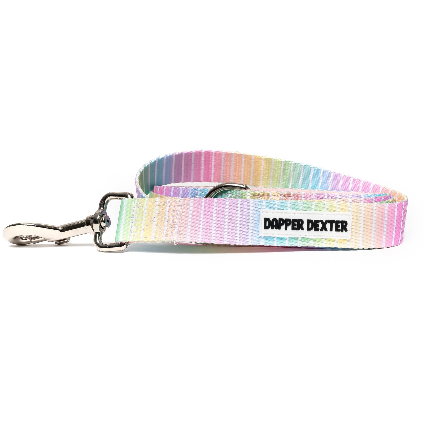 PASTEL OMBRE STRIPES DOG LEASH