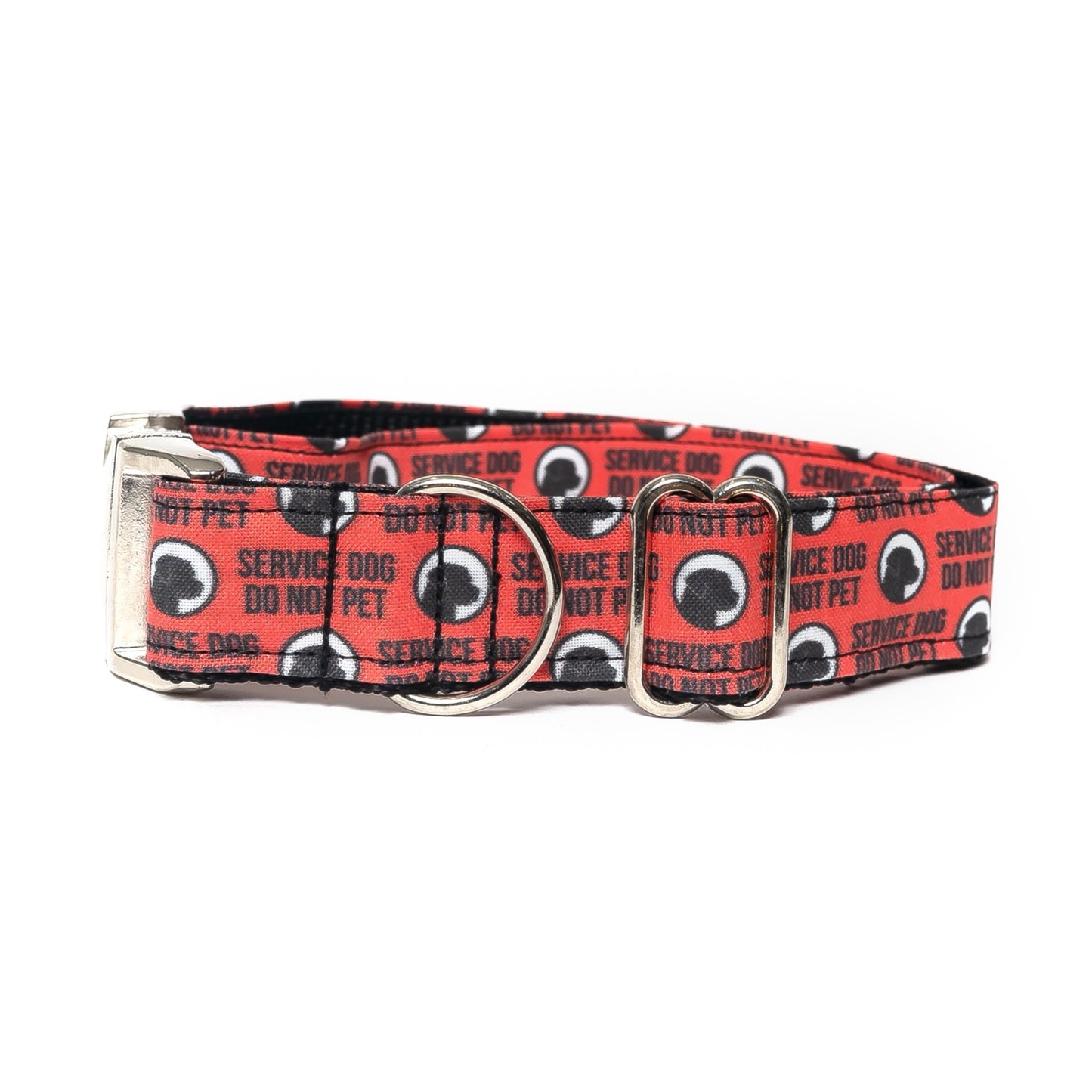 RED SERVICE DOG IN TRAINING - DOG COLLAR
