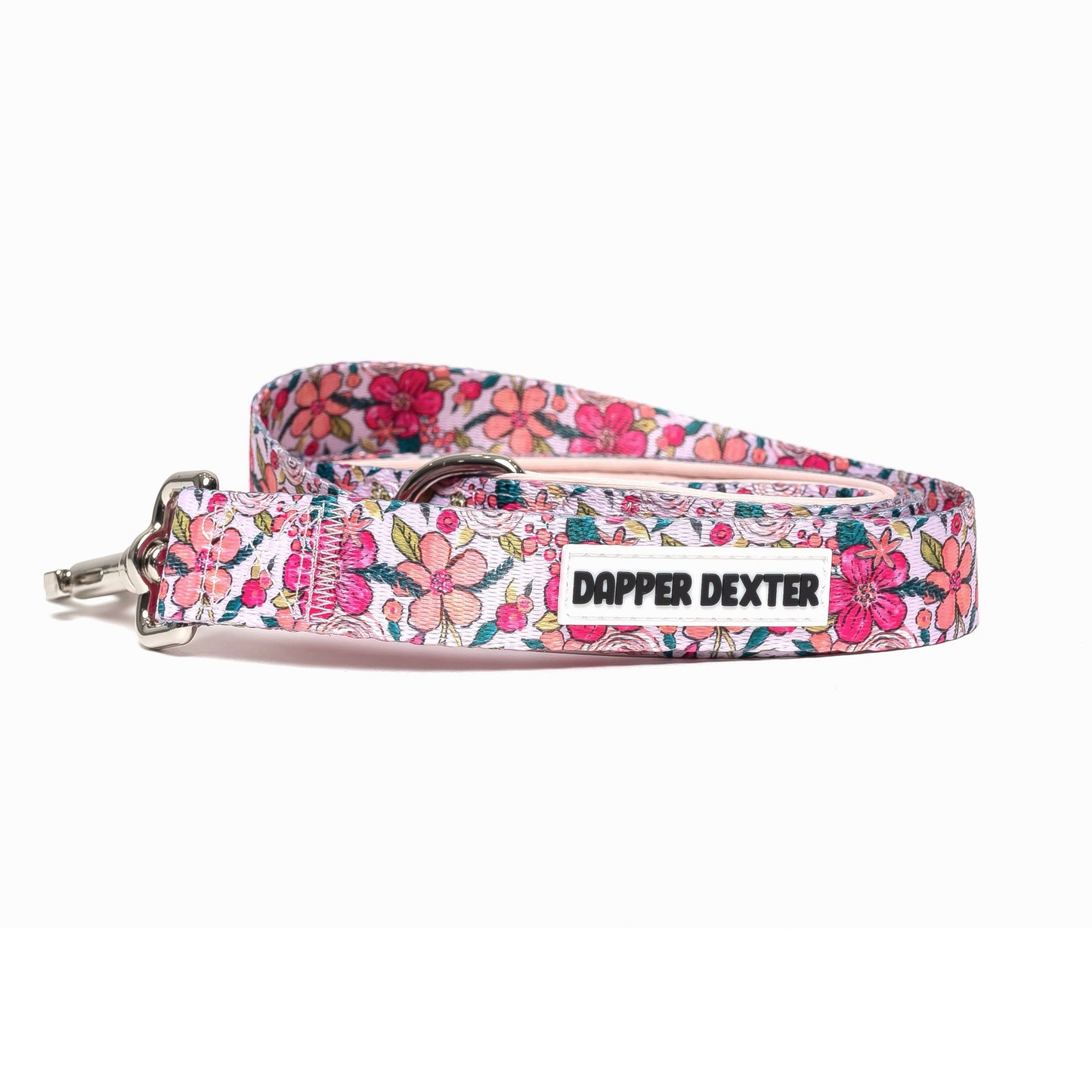 PINK FLORAL DOG LEASH