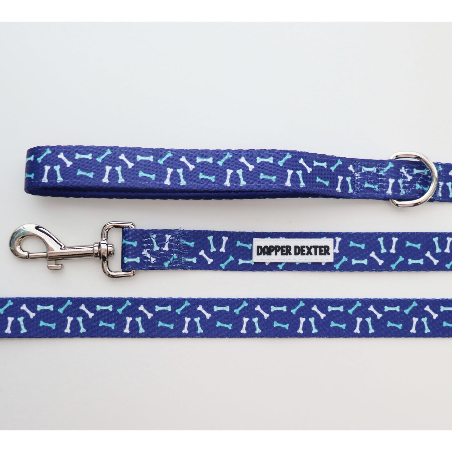 BLUE DOG BONES DOG LEASH