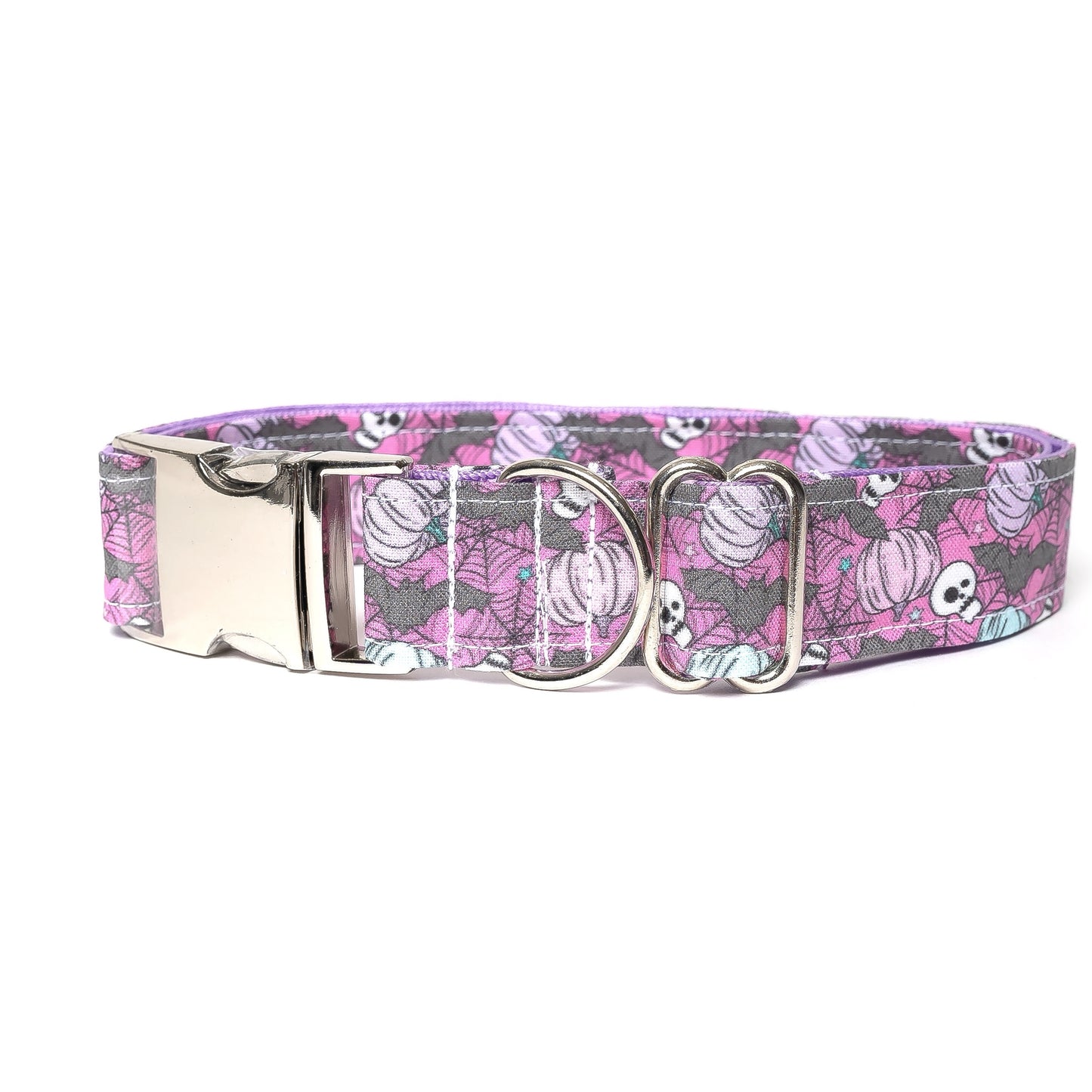 PURPLE HALLOWEEN- DOG COLLAR