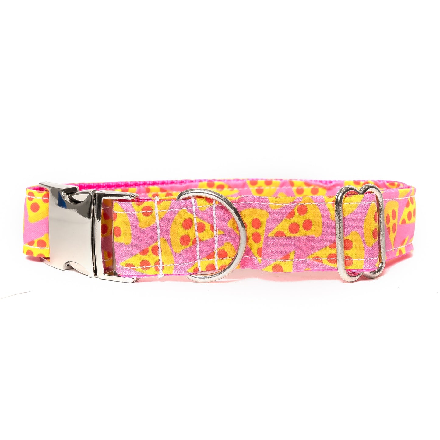 PINK PIZZA - DOG COLLAR