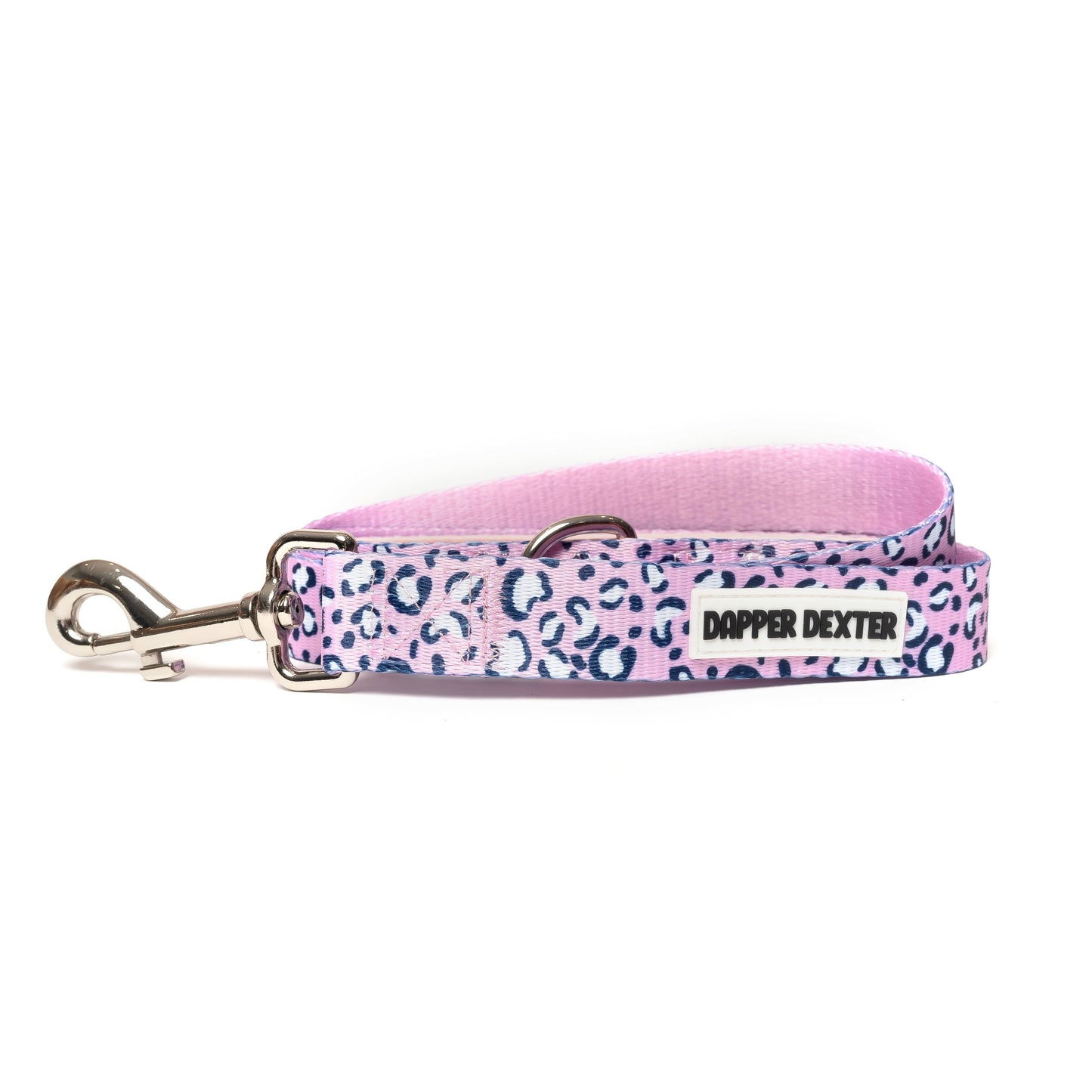 PINK ANIMAL PRINT DOG LEASH