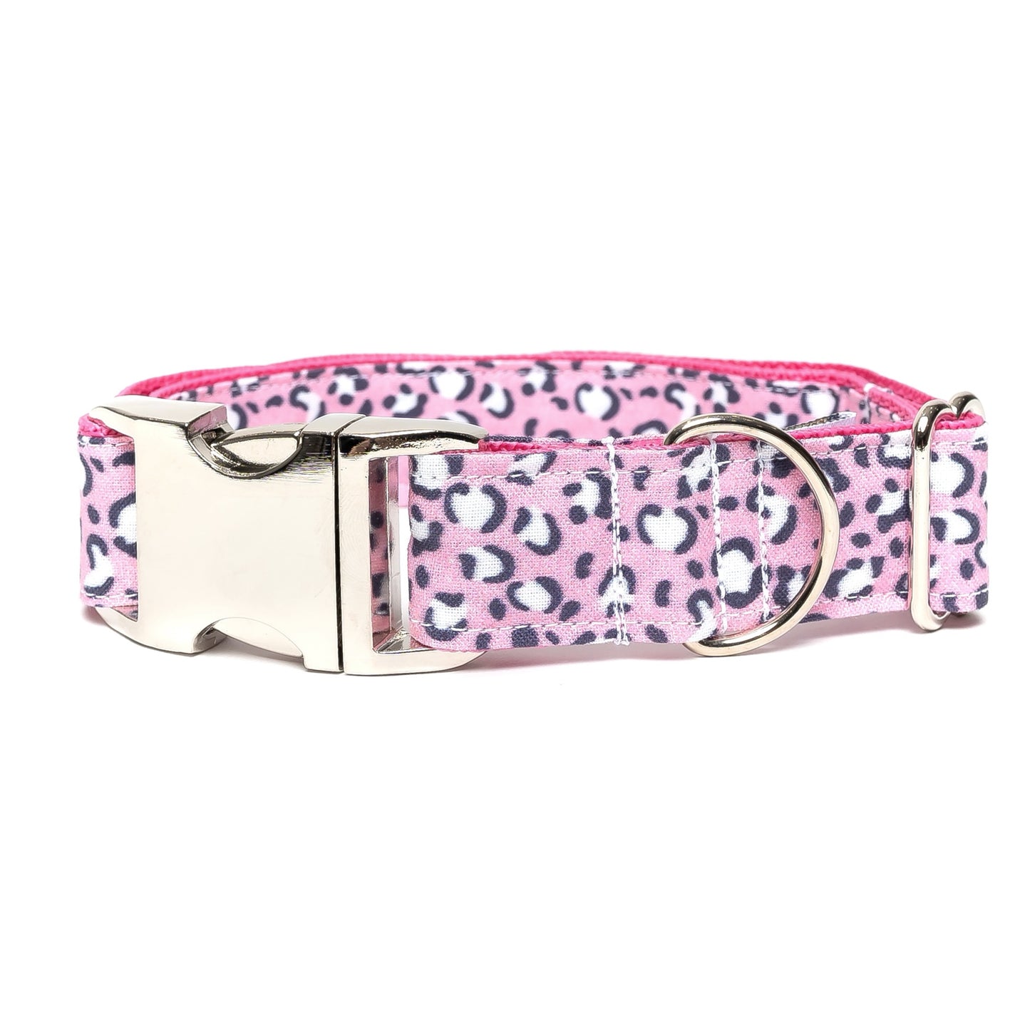 PINK ANIMAL PRINT - DOG COLLAR