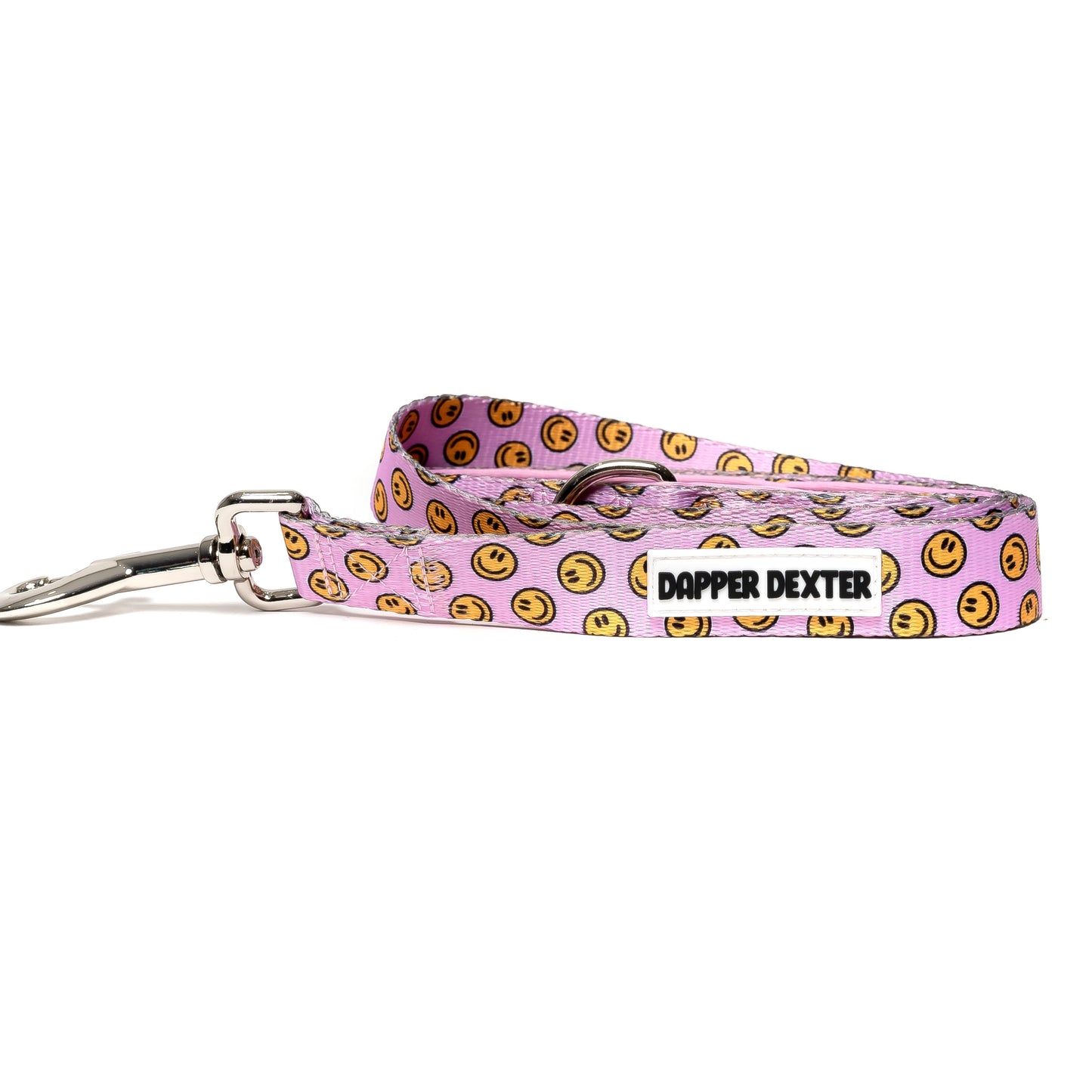 HAPPY AF (PINK) DOG LEASH
