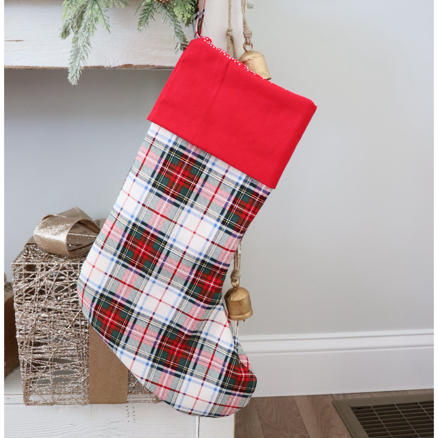 TARTAN STANDARD - HANDMADE CHRISTMAS STOCKING