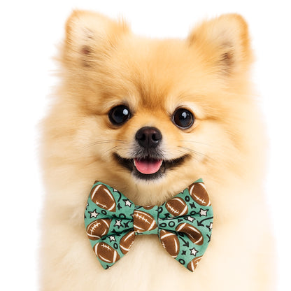 FOOTBALL  - DAPPER DEXTER DOG BOW TIE