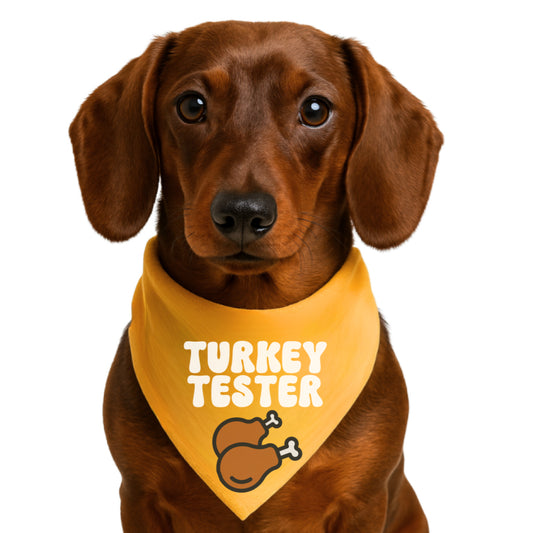 TURKEY TESTER-  CLASSIC DOG BANDANA