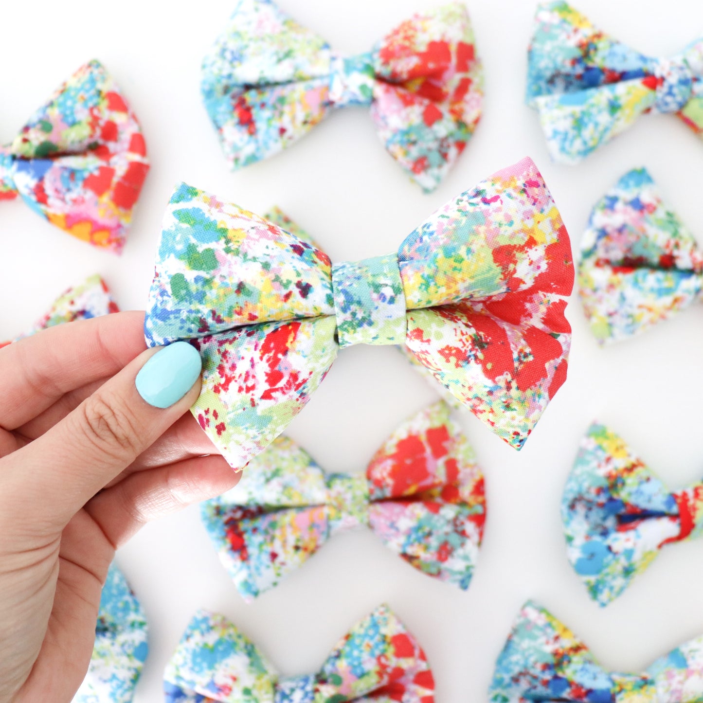 SPLATTER PAINT - DOG BOW TIE BY DAPPER DEXTER