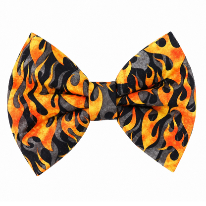 FLAMING HOT - DAPPER DEXTER DOG BOW TIE