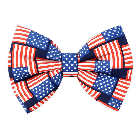 AMERICAN FLAG - DAPPER DEXTER DOG BOW TIE