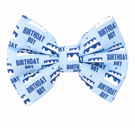 BIRTHDAY BOY - DAPPER DEXTER DOG BOW TIE