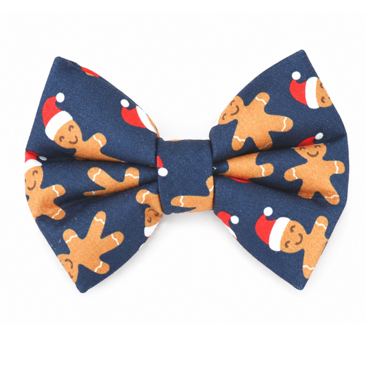GINGERBREAD  - DAPPER DEXTER DOG BOW TIE