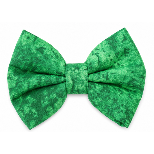 GREEN WATERCOLOR- DAPPER DEXTER DOG BOW TIE