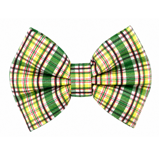 MASTERS PLAID - DAPPER DEXTER DOG BOW TIE