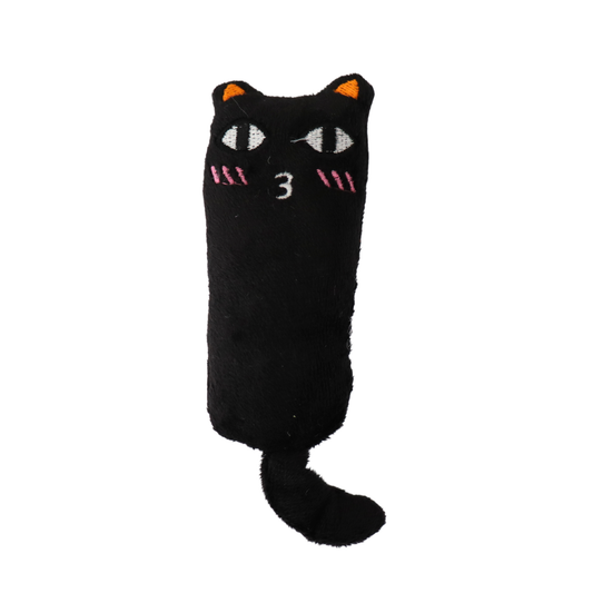 BLACK MINI PLUSHY CAT TOY