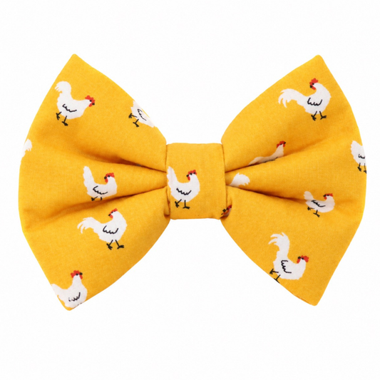 CHICKENS - DAPPER DEXTER DOG BOW TIE