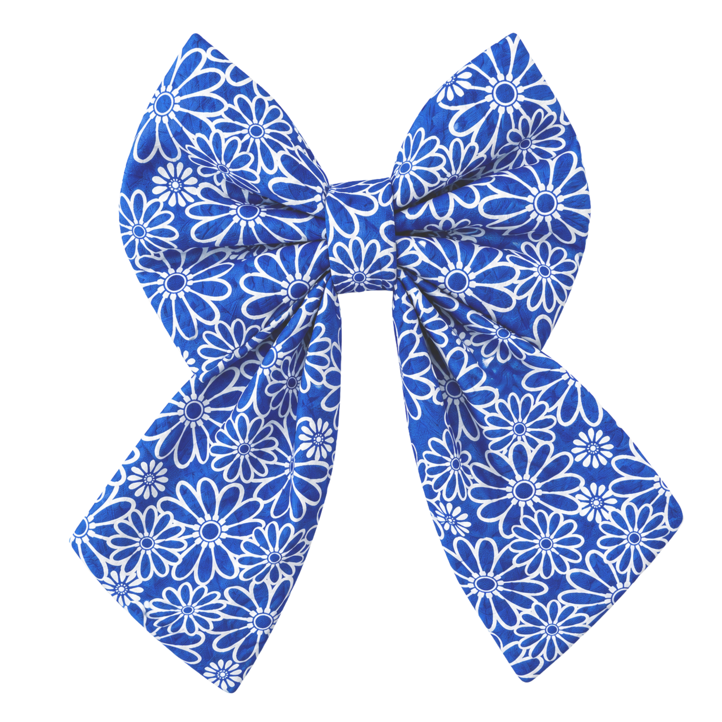 BLUE INDIGO FLORAL - SAILOR BOW