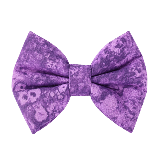 PURPLE WATERCOLOR - DAPPER DEXTER DOG BOW TIE