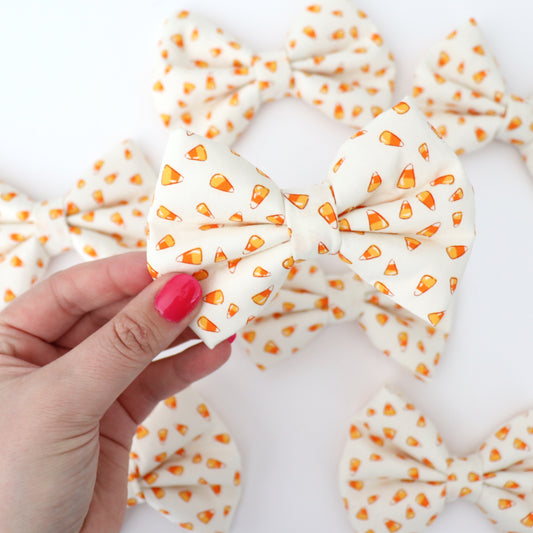 CANDY CORN -  DAPPER DEXTER DOG BOW TIE