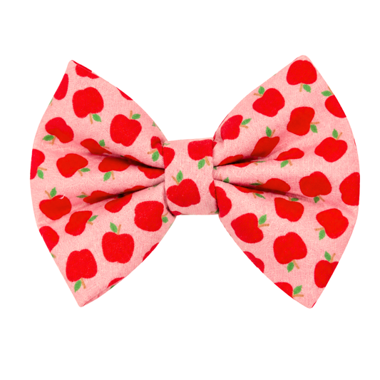 APPLES -  DAPPER DEXTER DOG BOW TIE