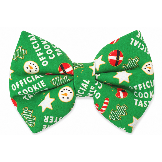 OFFICIAL COOKIE TESTER  - DAPPER DEXTER DOG BOW TIE