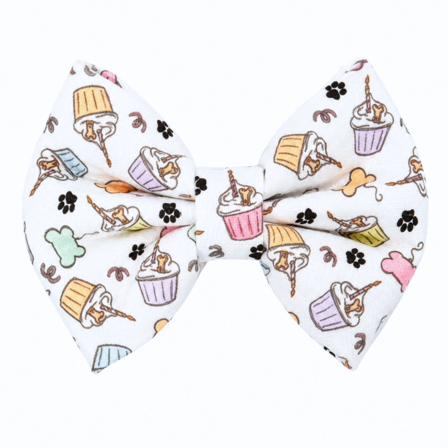 BIRTHDAY CUPCAKES -  DAPPER DEXTER DOG BOW TIE