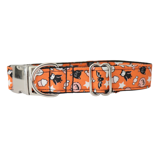 HALLOWEEN ORANGE - DOG COLLAR