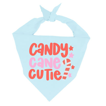 CANDY CANE CUTIE - SQUARE BANDANA