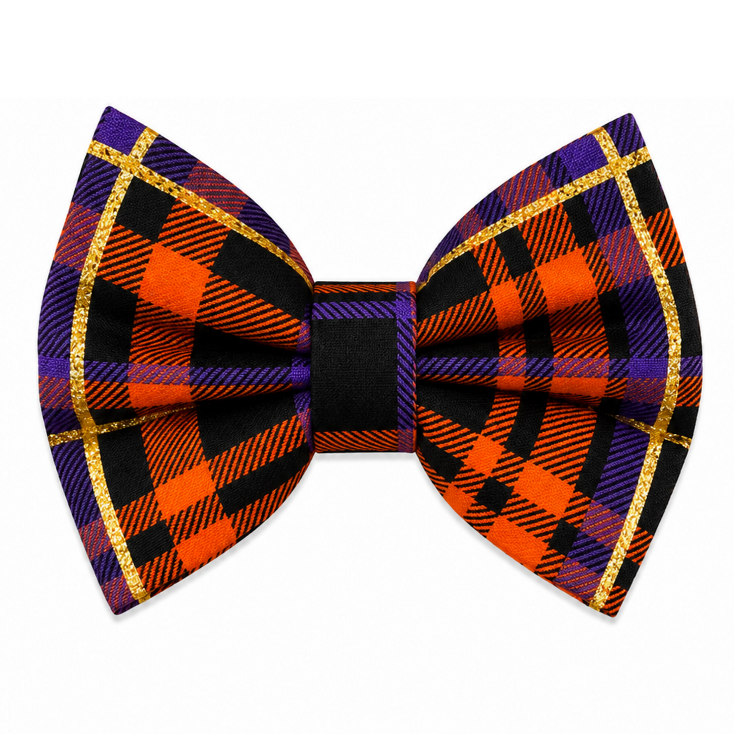 HALLOWEEN PLAID -  DAPPER DEXTER DOG BOW TIE