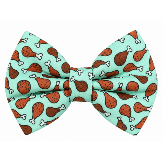 TURKEY LEG -  DAPPER DEXTER DOG BOW TIE