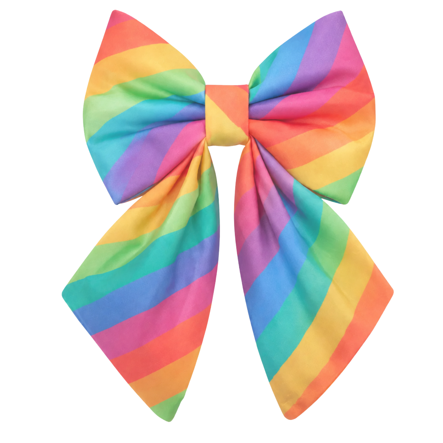 RAINBOW DIAGONAL STRIPES (limited edition) - SAILOR BOW