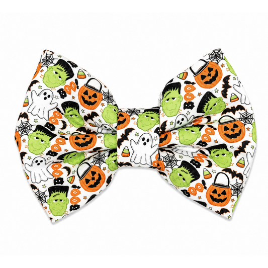 HALLOWEEN ICONS-  DAPPER DEXTER DOG BOW TIE