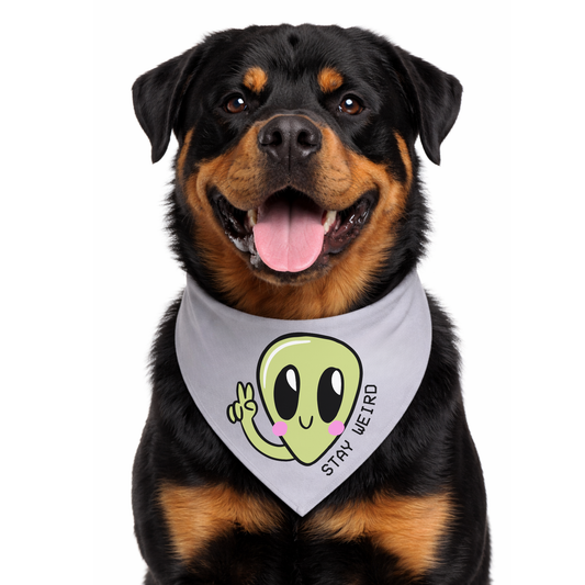 STAY WEIRD- CLASSIC DOG BANDANA