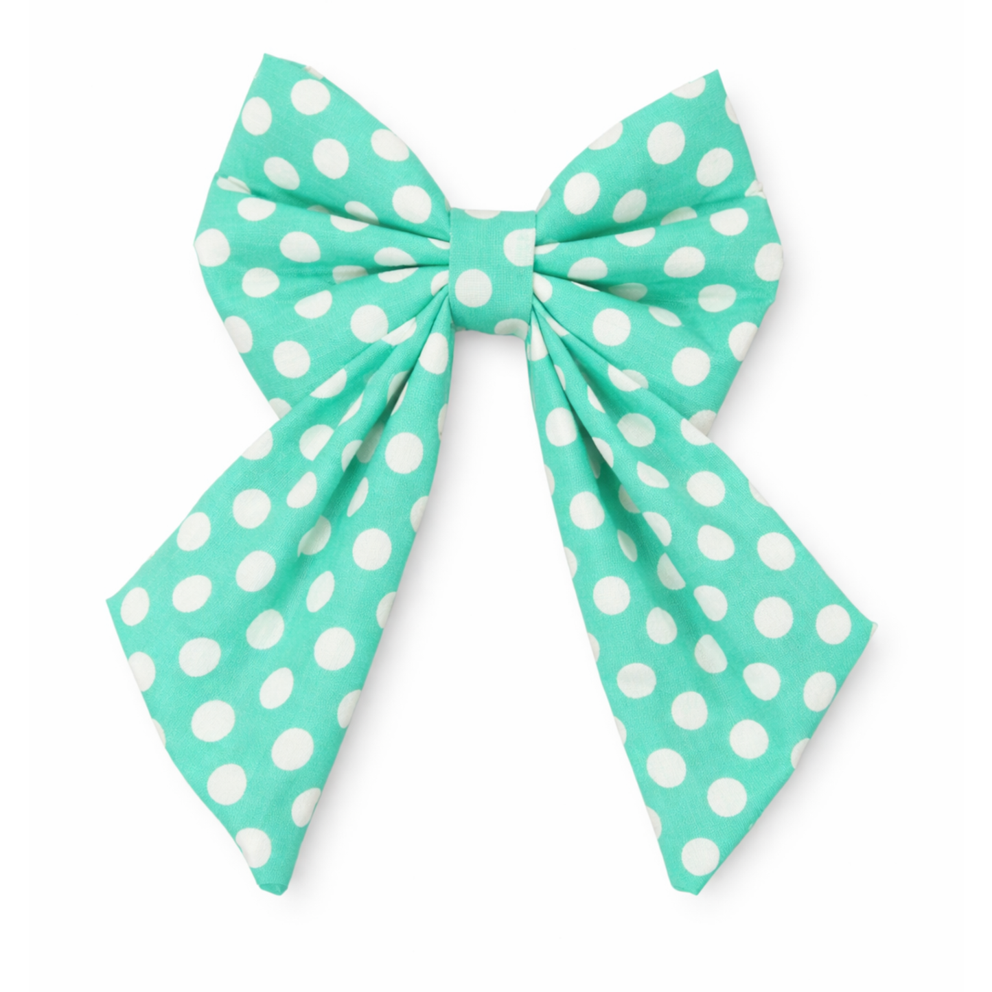 MINT GREEN POLKA DOT - SAILOR BOW