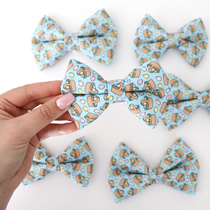 EASTER BASKET - DOG BOW TIE BY DAPPER DEXTER