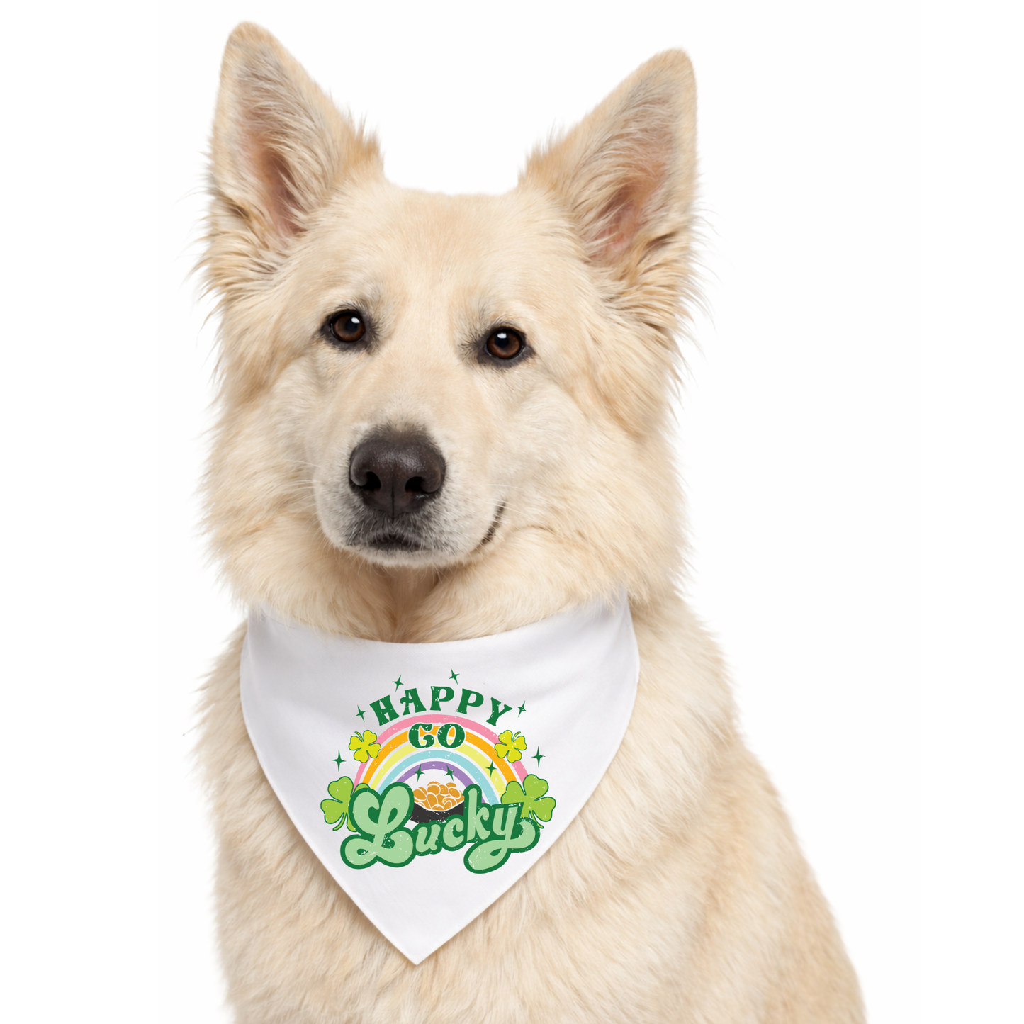 HAPPY GO LUCKY - CLASSIC DOG BANDANA