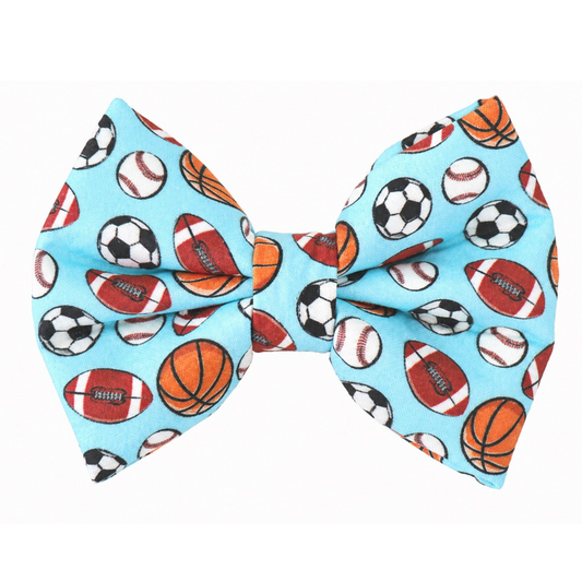 LETS PLAY BALL - DAPPER DEXTER DOG BOW TIE
