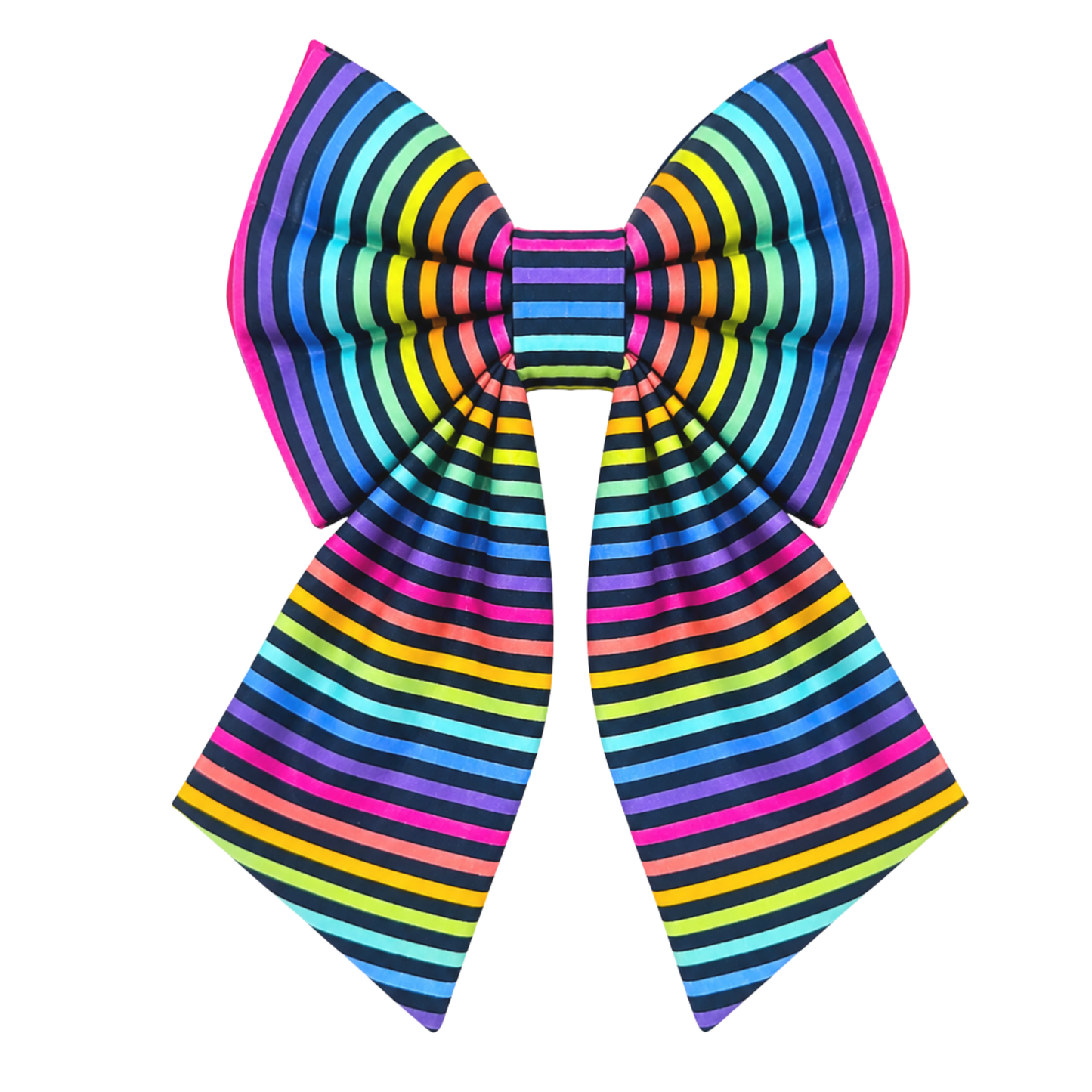 NAVY W/ STRIPES - SAILOR BOW
