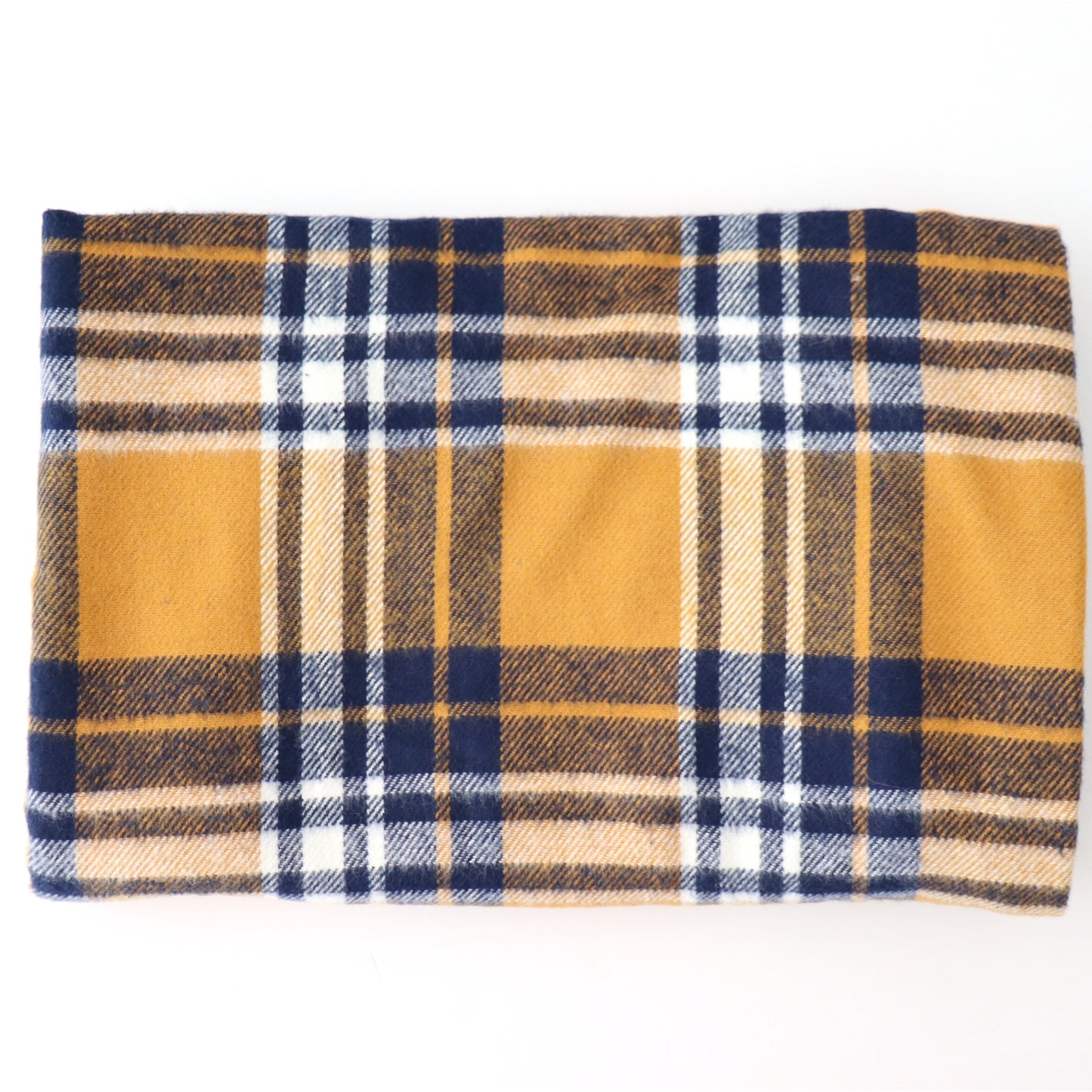 MUSTARD PLAID - BLANKET