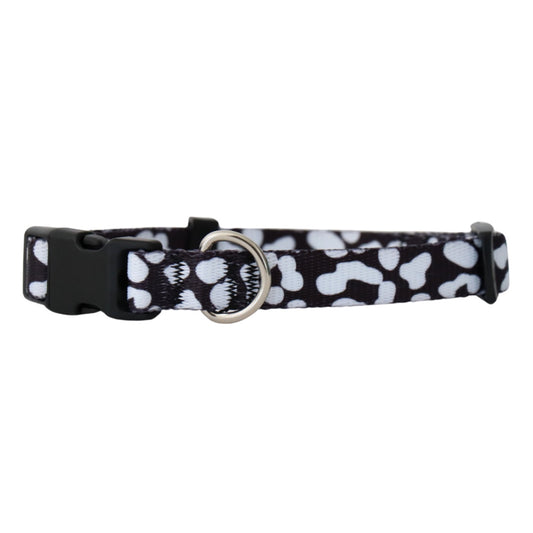 BLACK AND WHITE ANIMAL PRINT - EXTRA SMALL COLLAR