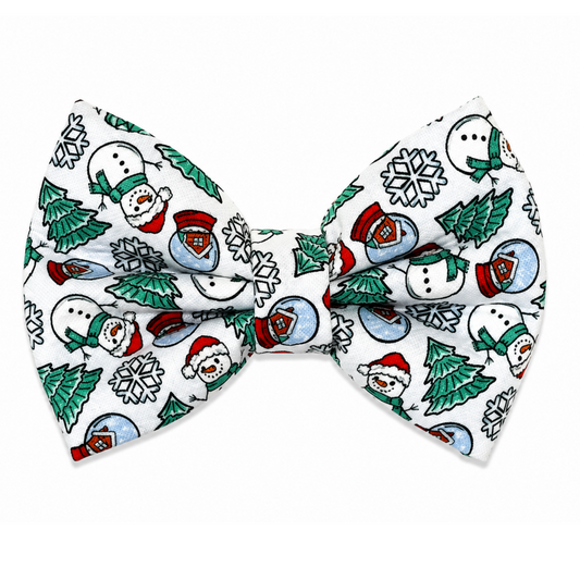 WINTER WONDERLAND -  DAPPER DEXTER DOG BOW TIE