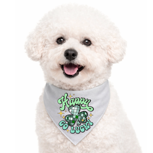 LUCKY CLOVER - CLASSIC DOG BANDANA