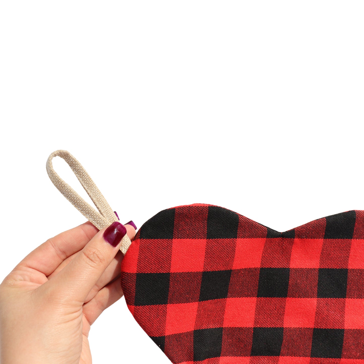 BUFFALO PLAID CHRISTMAS STOCKING