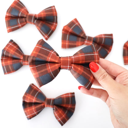 20 FALL/THANKSGIVING ELASTIC BOW TIES (WHOLESALE)