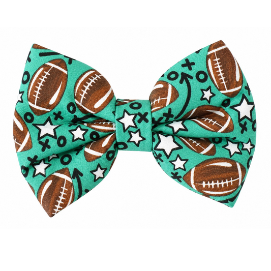 FOOTBALL  - DAPPER DEXTER DOG BOW TIE
