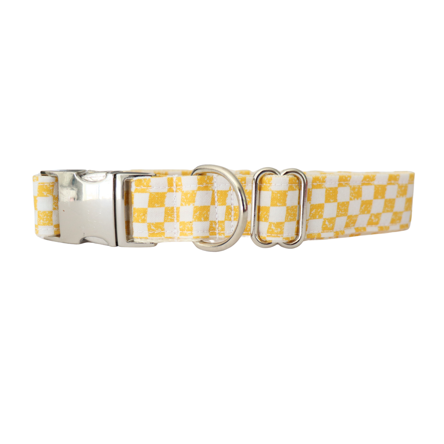 CHOCOLATE CHECKERED - DOG COLLAR