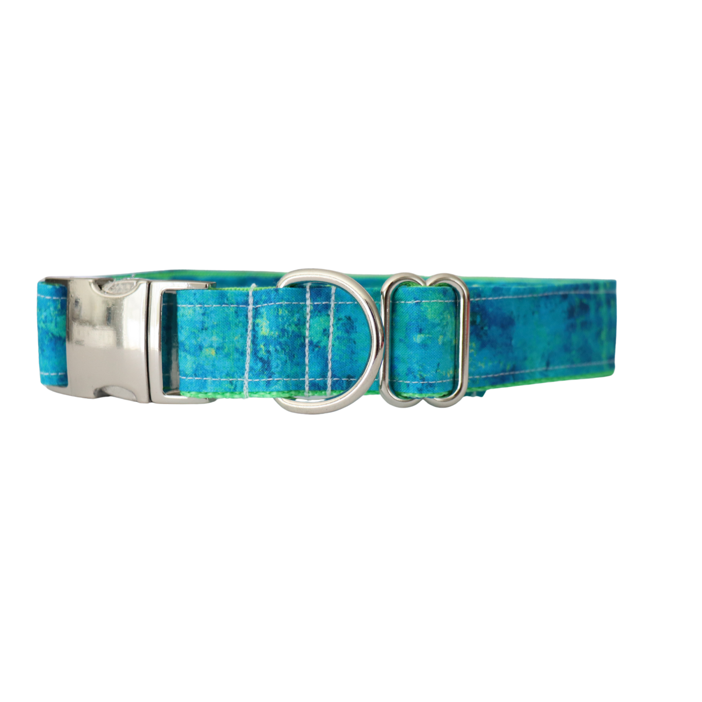 BLUE MARBLE- DOG COLLAR