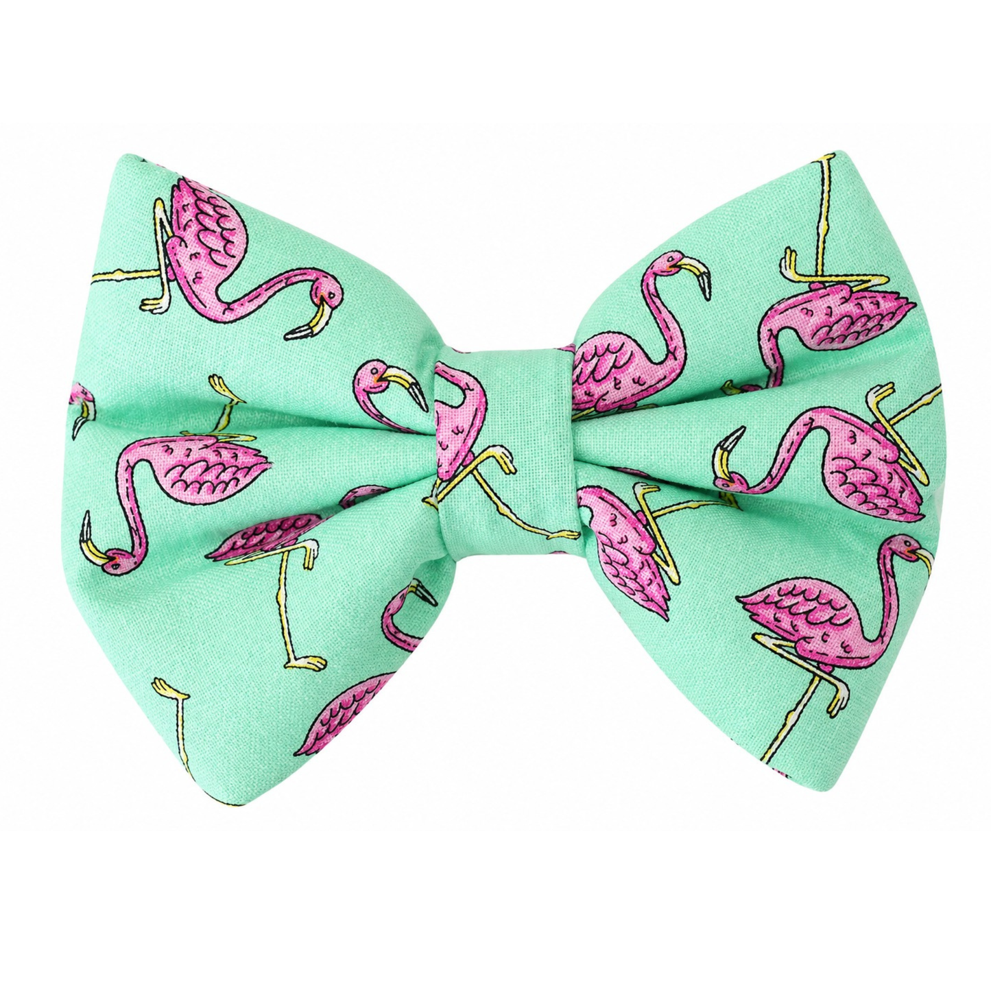 FLAMINGO- DAPPER DEXTER DOG BOW TIE